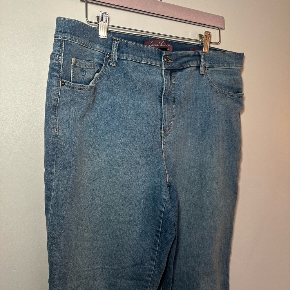 Gloria Vanderbilt Women’s Amanda Classic‎ Fit Tapered Jeans 16W EUC - Picture 5 of 8